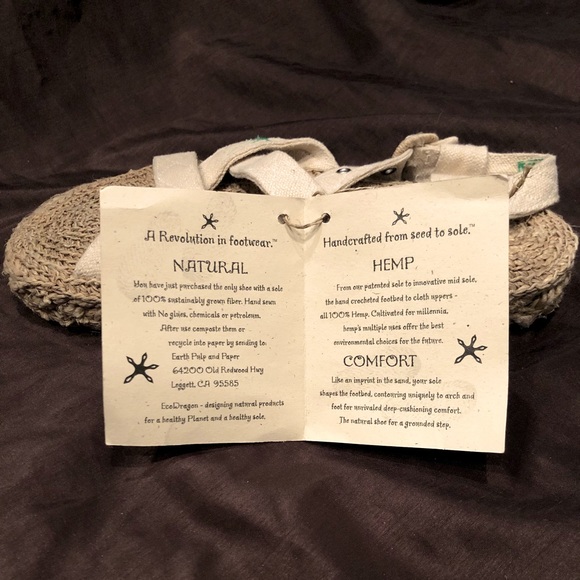 Eco Dragon 100% Hemp Sandals - Picture 7 of 9
